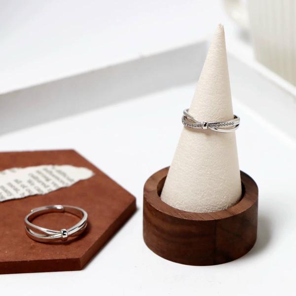 ĐN36 - Nhẫn đôi nút thắt hạnh phúc