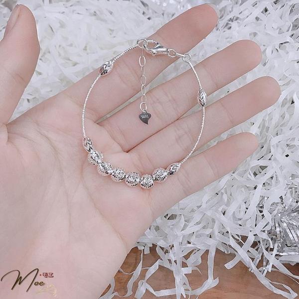 LT107 - Lắc tay bi cầu dây cứng hạt gạo