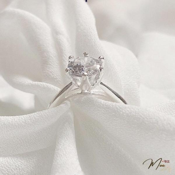 N49 - Nhẫn đá chủ viền trơn basic