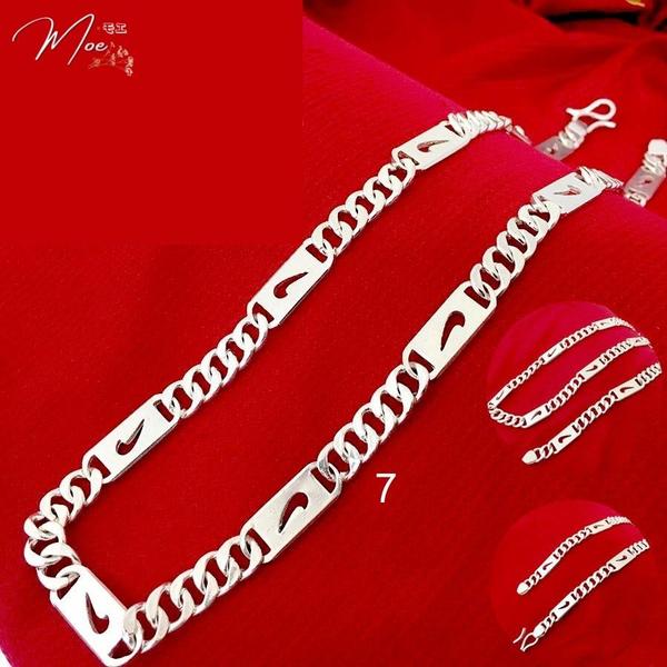 DN1 - Dây chuyền nam dây dẹt Nike (7c)