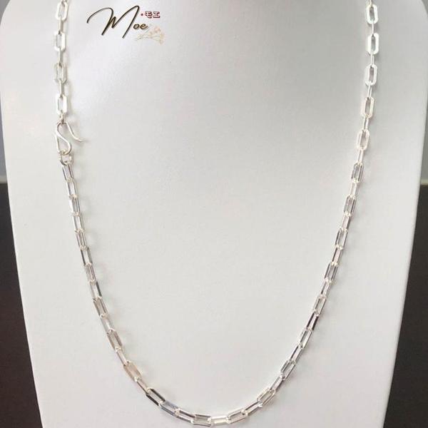DN17 - Dây chuyền nam họng xích vuông mảnh 5 chỉ