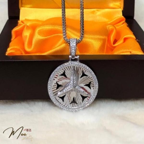 MN14 - Mặt Mecedes viền full đá cao cấp