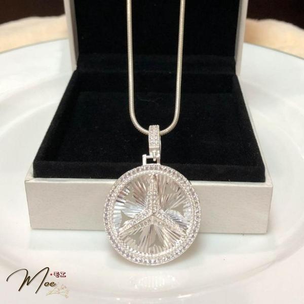 MN14 - Mặt Mecedes viền full đá cao cấp