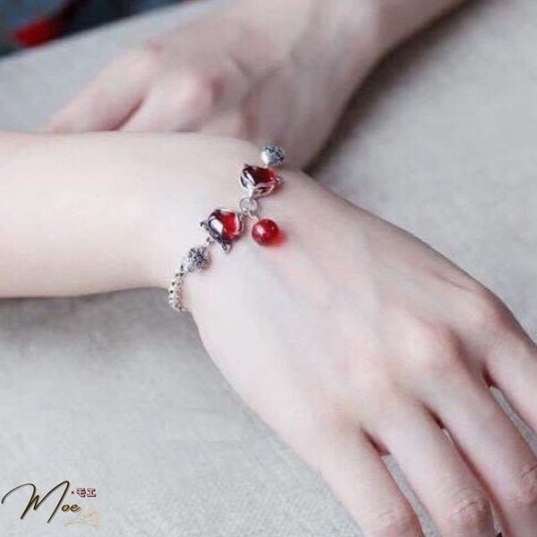 LT79 - Lắc tay hồ ly đá màu (2 hồ ly)