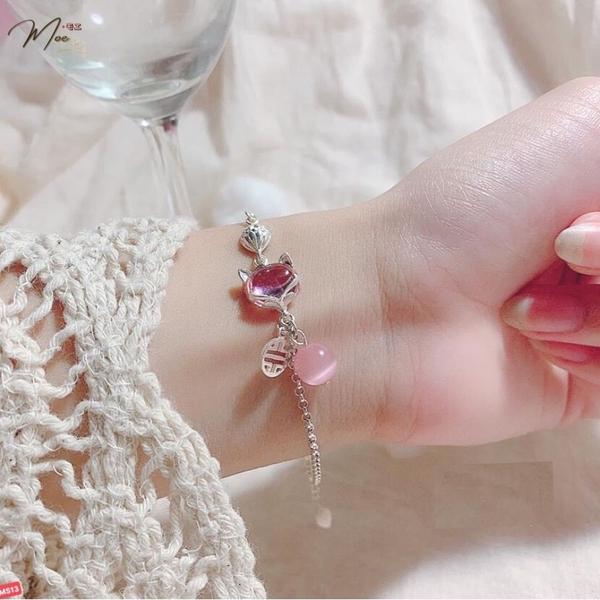 LT18 - Lắc tay hồ ly ngọc đa sắc