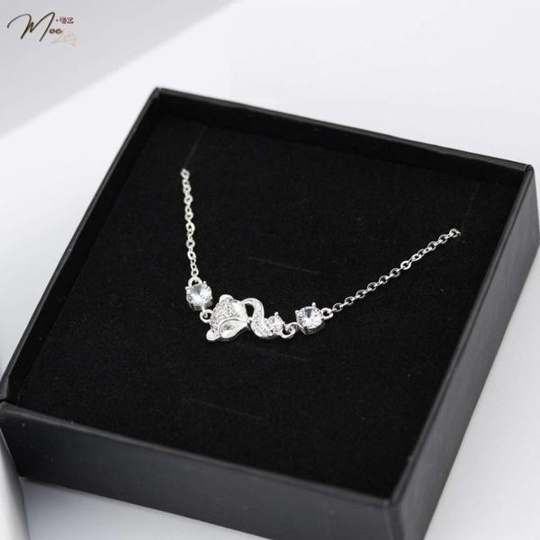 LT6 - Lắc tay hồ ly pha lê dây mềm