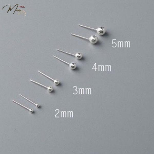 K73 - Khuyên tai nụ bi tròn basic