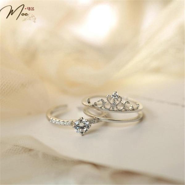 N33 - Set nhẫn vương miện hở
