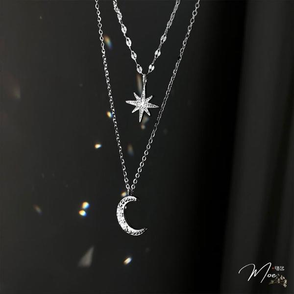 D31 - Dây chuyền Trăng sao kép