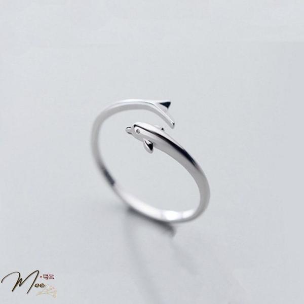 N28 - Nhẫn cá heo hở