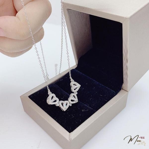 D18 - Dây chuyền 4 lá nam châm (2 kiểu đeo)