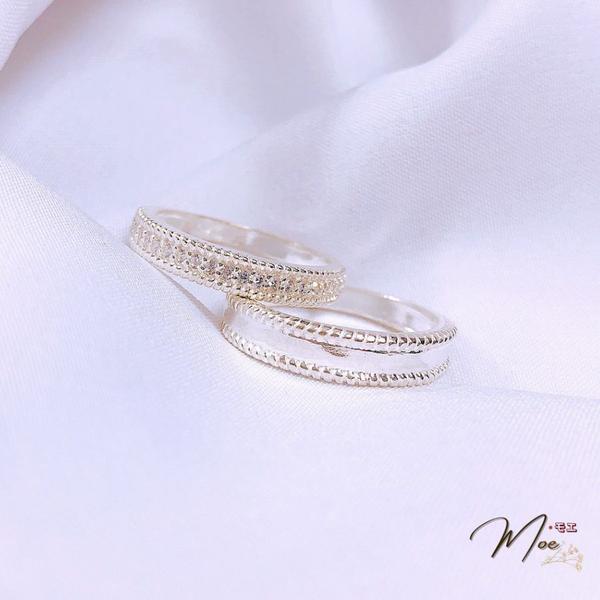 ĐN30 - Nhẫn đôi viền bi basic