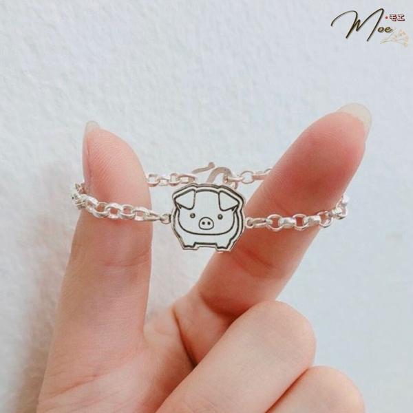 B22 - Lắc tay 12 con giáp dây tròn dày dặn