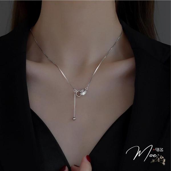 D124- Dây chuyền tròn lồng bi rơi