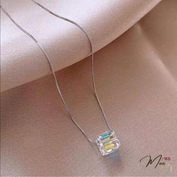 D126- Dây chuyền đá chủ pha lê