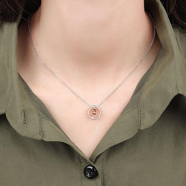 D180 - Dây chuyền đôi lồng vô cực vĩnh cửu