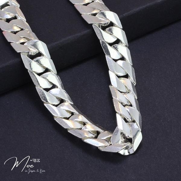 MT5 - Lắc tay nam họng xích lưỡi cưa trơn cá tính (6,5c)