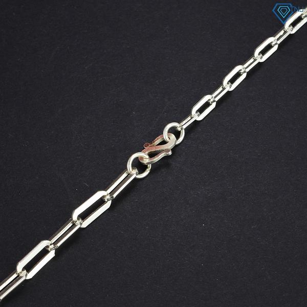 ĐT27 - Lắc tay đôi họng vuông charm tròn