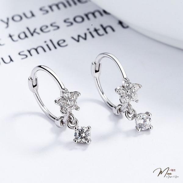 K117 - Khuyên tai bấm hoa sao biển