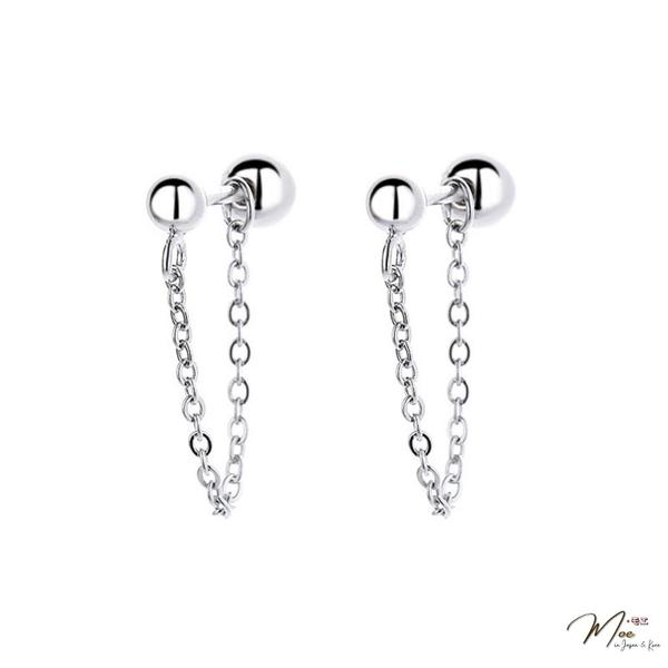 K227 - Khuyên tai dải bi ren cá tính