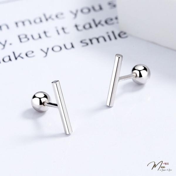 K225 - Khuyên tai trụ chốt bi cá tính