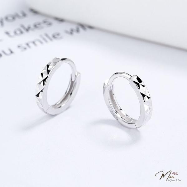 K213 - Khuyên tai bấm đa giác cá tính