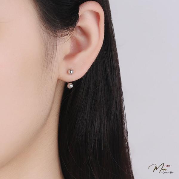 K71 - Khuyên tai móc bi unisex