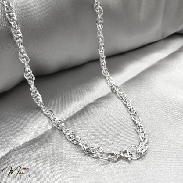 DN15 - Dây chuyền nam xoắn thừng dây mảnh