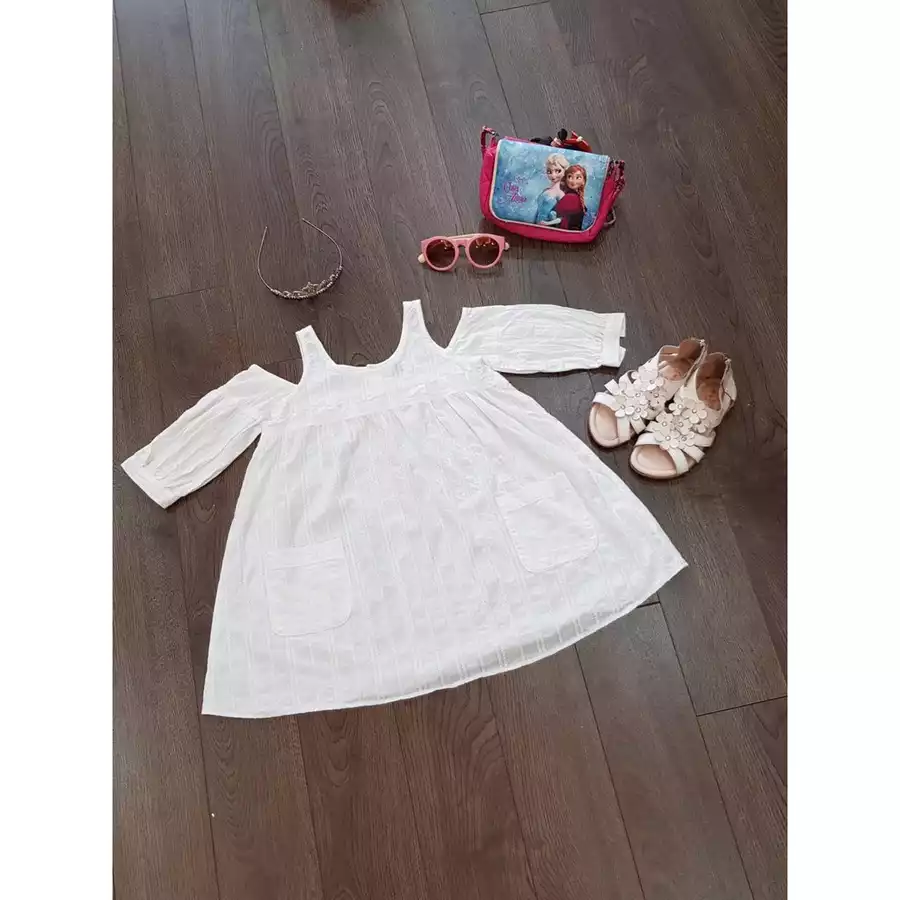 Váy - Đầm Trẻ Em: Đầm thun hè cho bé vải thun cotton mịn mát từ 15kg đến  18kg màu xanh Pony