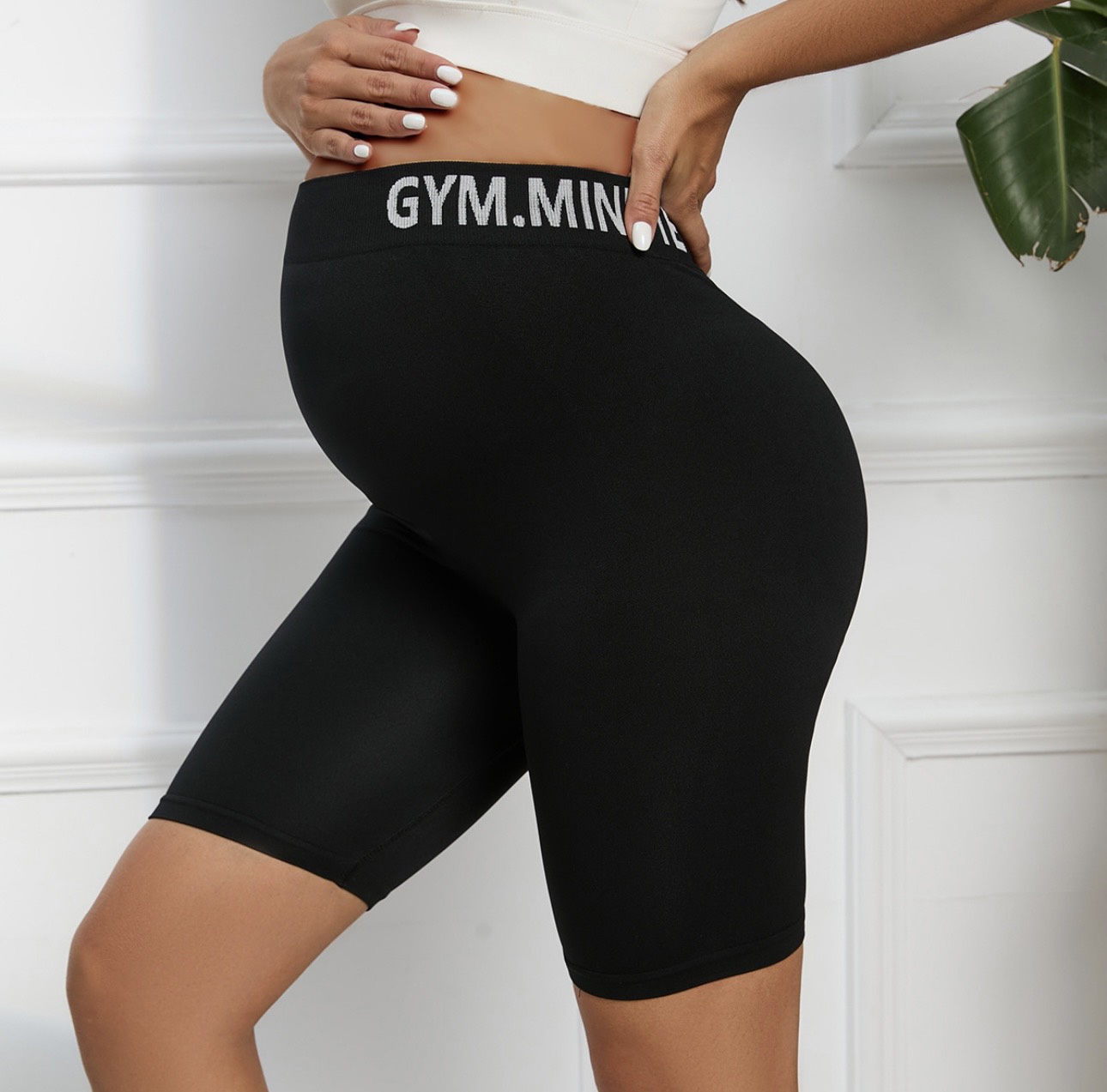 Quần bầu legging đùi