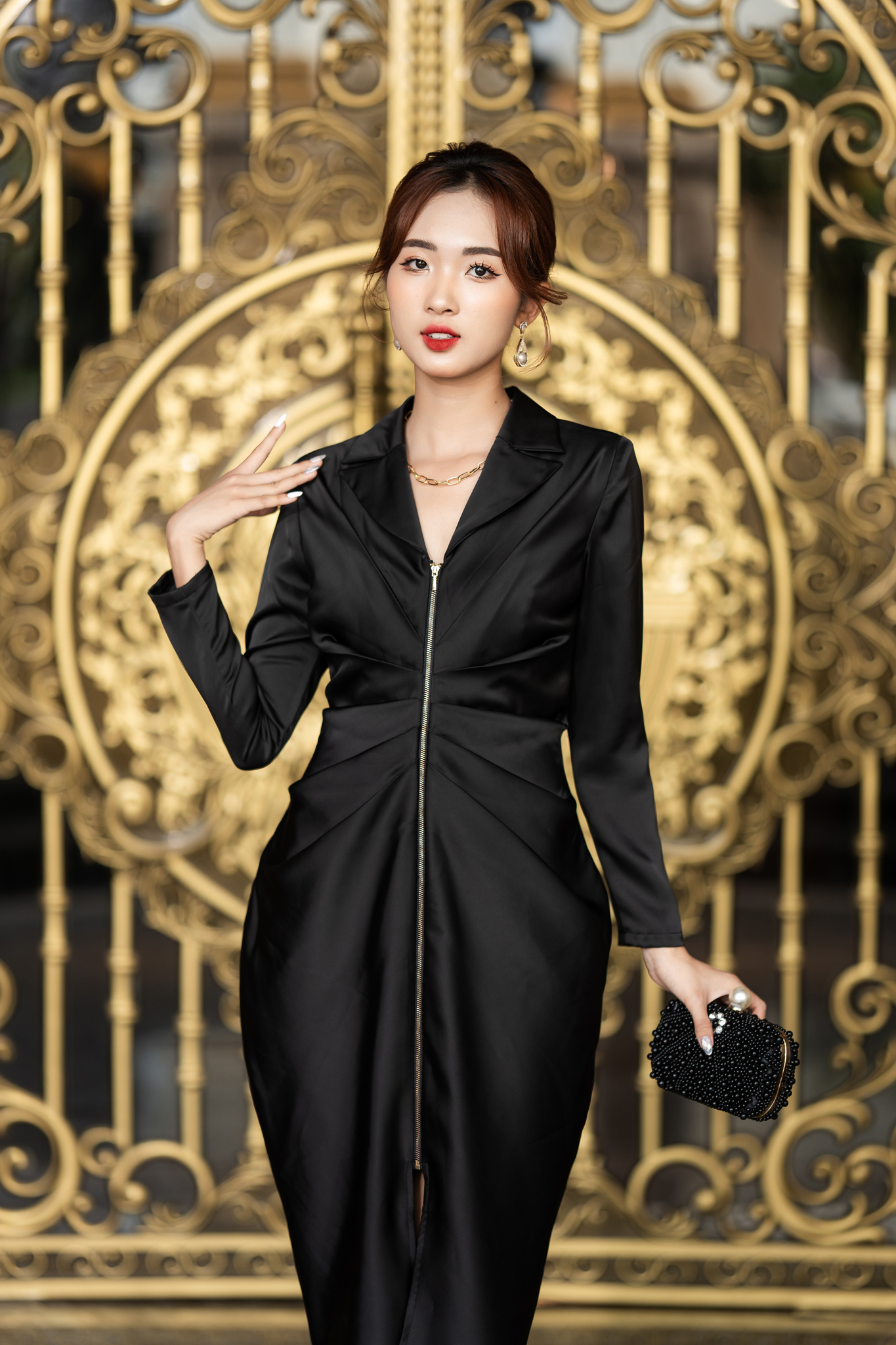 ĐẦM ĐI TIỆC MÀU ĐEN DÀI TAY- MELY DRESS_thumbnail_3