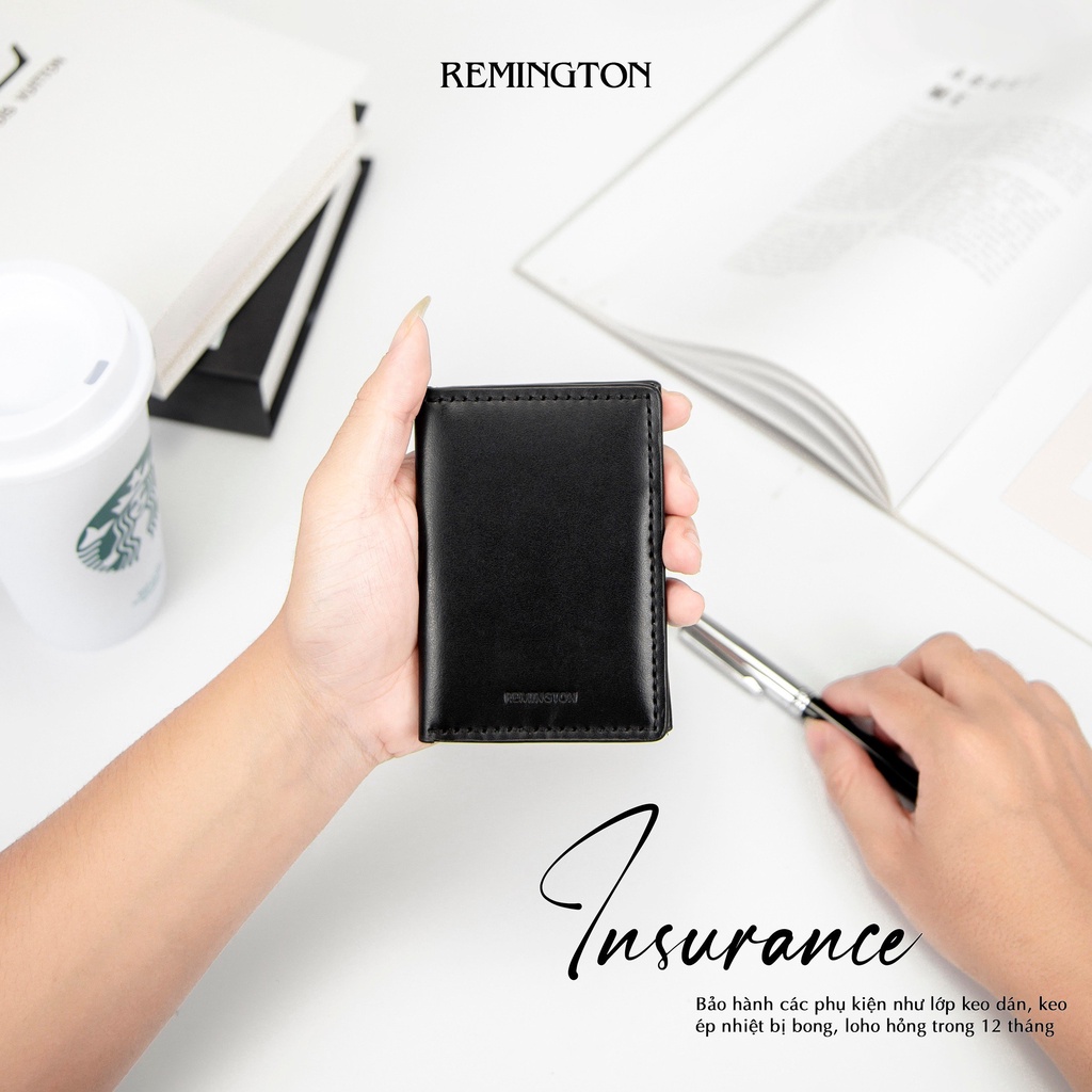 Ví nam mini nhỏ gọn CARD RYDER thiết kế tối giản da bò nappa cao cấp thương hiệu REMINGTON_thumbnail_5