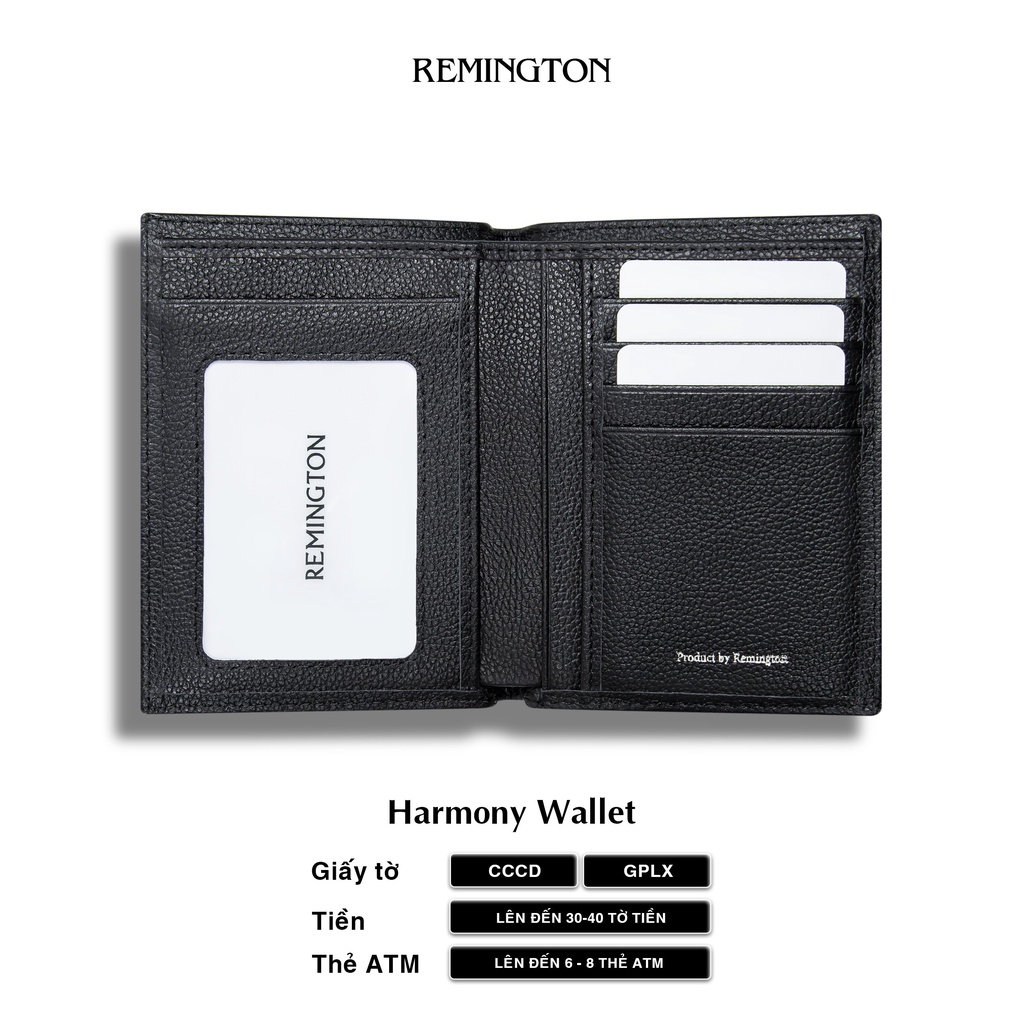 Ví nam cao cấp Remington - Harmony Wallet miễn phí in 3 ảnh và tặng kèm hộp, thiệp làm quà tặng cho người yêu hoặc bố_thumbnail_1