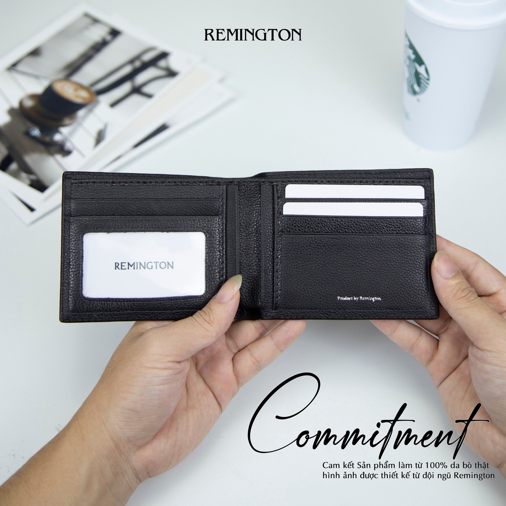 Ví nam mini Remington - Harmony Wallet miễn phí in 3 ảnh và tặng kèm hộp, túi giấy làm quà tặng cho người yêu hoặc bố_thumbnail_7