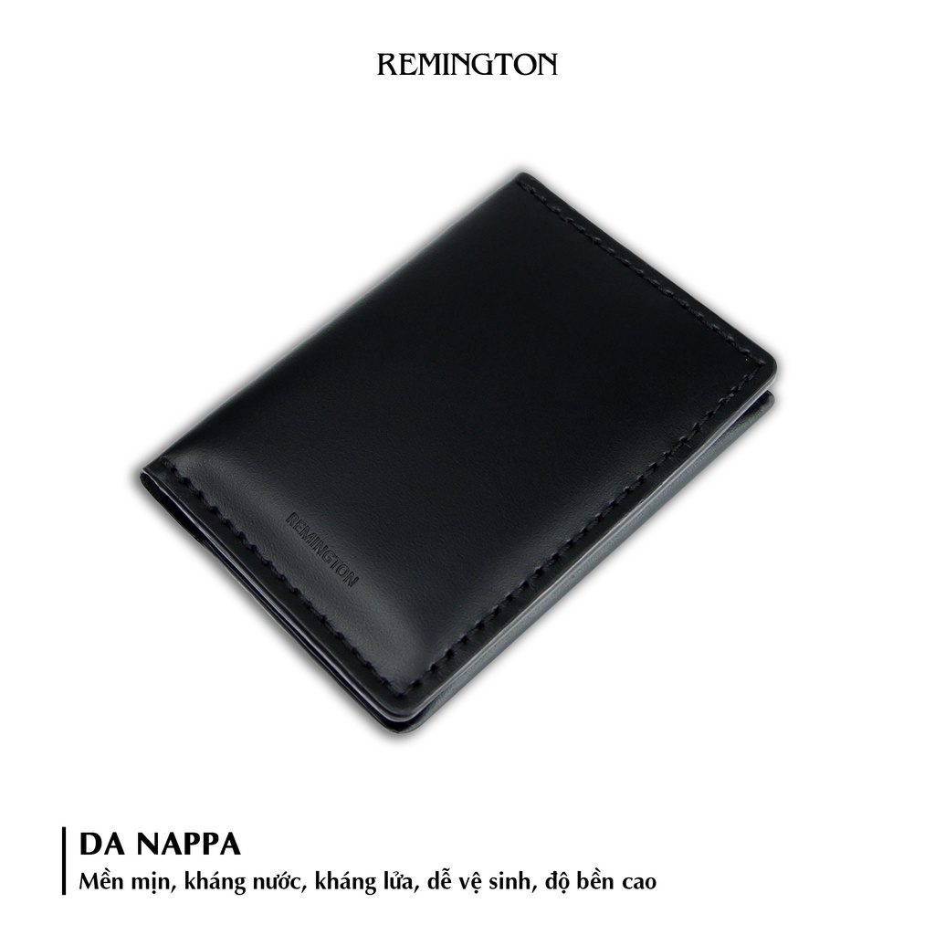 Ví nam mini nhỏ gọn CARD RYDER thiết kế tối giản da bò nappa cao cấp thương hiệu REMINGTON_thumbnail_3
