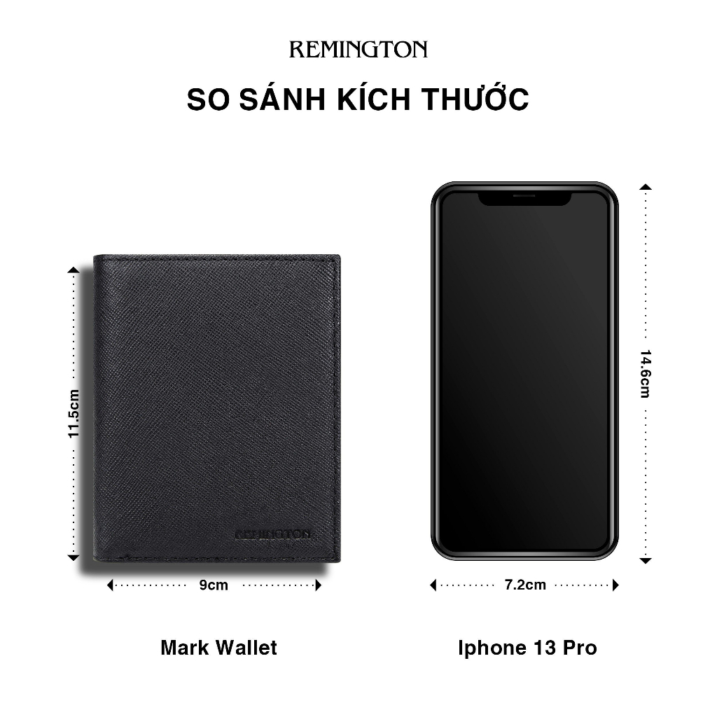 Ví nam Cao cấp Remington - Mark Wallet miễn phí in 3 ảnh và tặng kèm hộp, túi giấy làm quà tặng cho người yêu hoặc bố_thumbnail_2