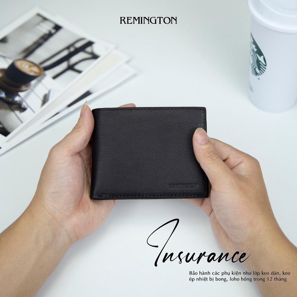 Ví nam mini Remington - Harmony Wallet miễn phí in 3 ảnh và tặng kèm hộp, túi giấy làm quà tặng cho người yêu hoặc bố_thumbnail_6