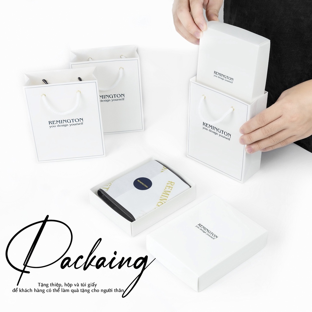 Ví nam cao cấp Remington - Steady Wallet miễn phí in 3 ảnh, tặng kèm hộp và túi làm quà tặng cho người yêu hoặc bố_thumbnail_4