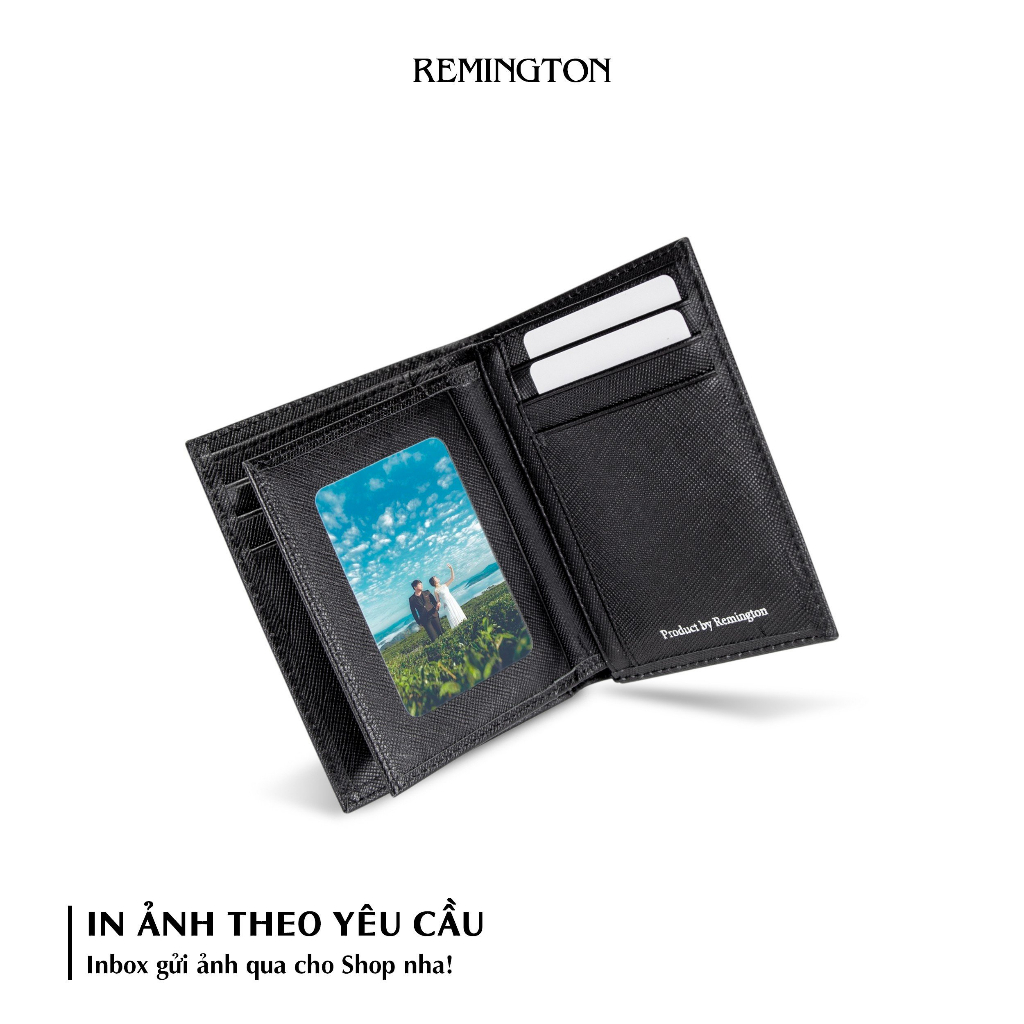 Ví nam Cao cấp Remington - Mark Wallet miễn phí in 3 ảnh và tặng kèm hộp, túi giấy làm quà tặng cho người yêu hoặc bố_thumbnail_3