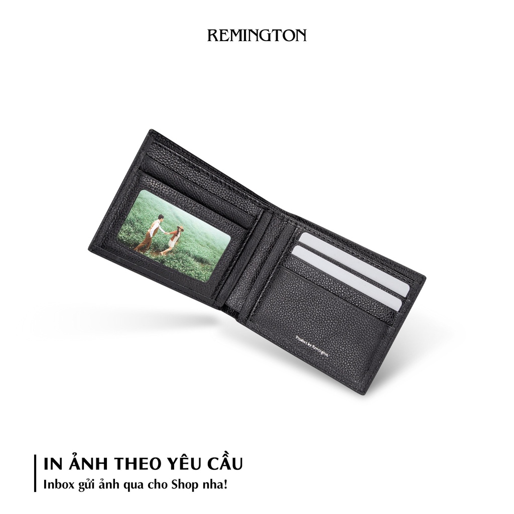Ví nam mini Remington - Harmony Wallet miễn phí in 3 ảnh và tặng kèm hộp, túi giấy làm quà tặng cho người yêu hoặc bố_thumbnail_3