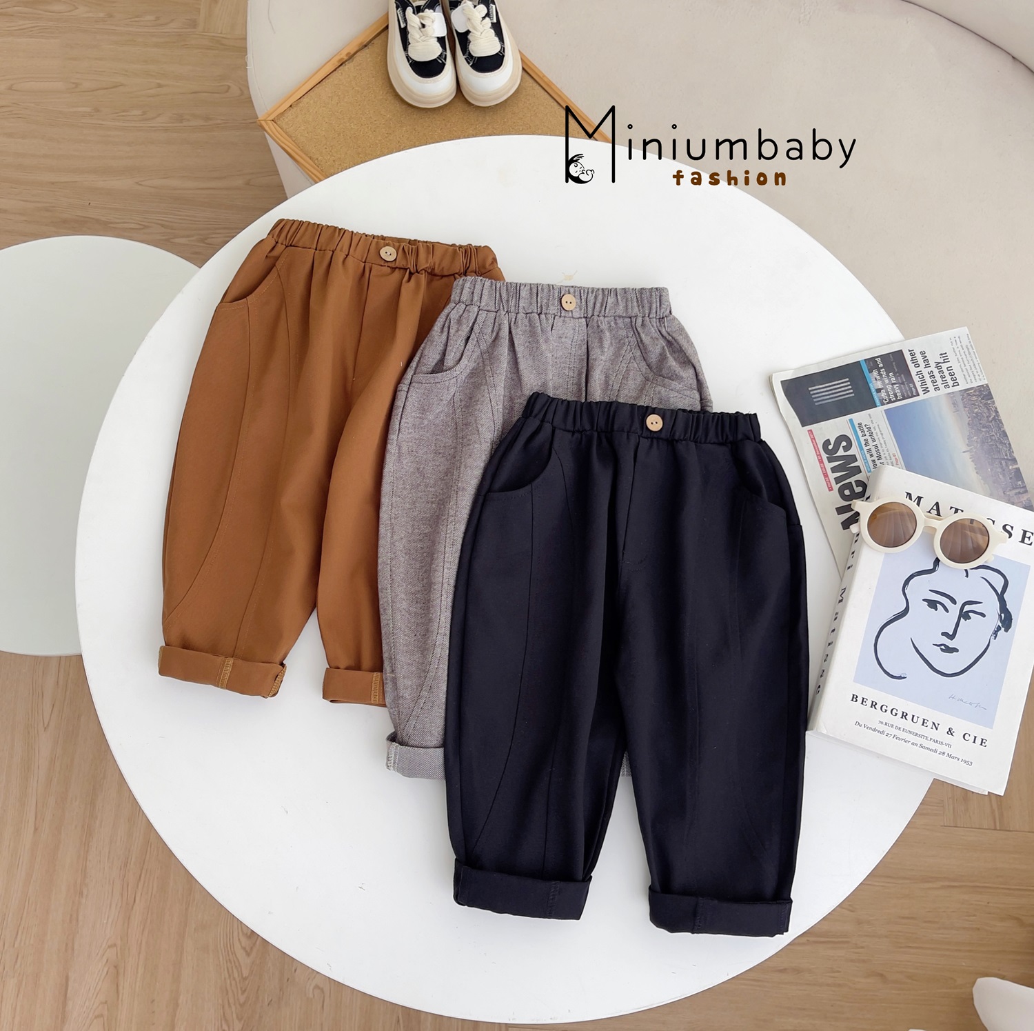 QD1665- quần kaki can 3 mảnh