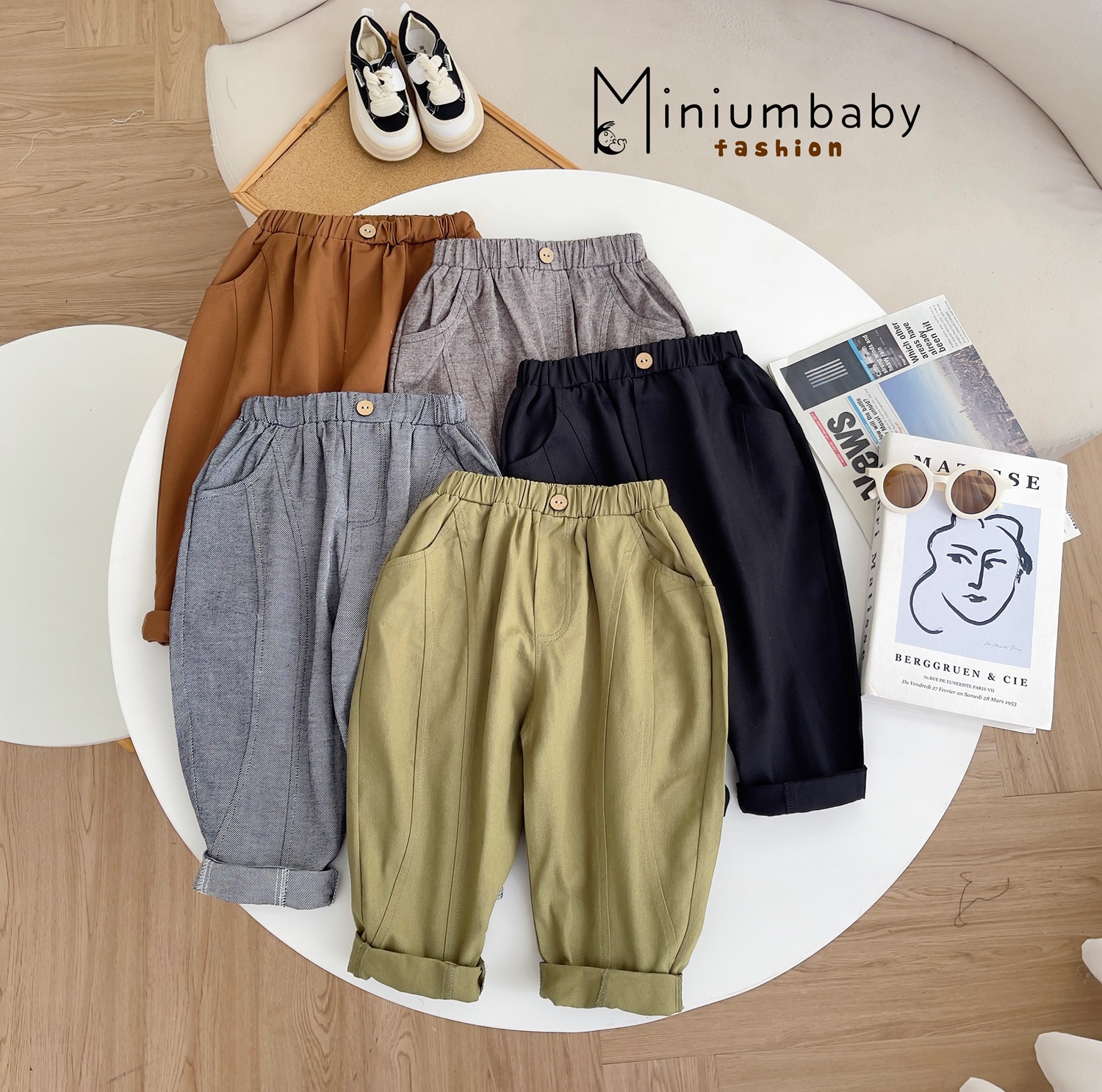 QD1665- quần kaki can 3 mảnh