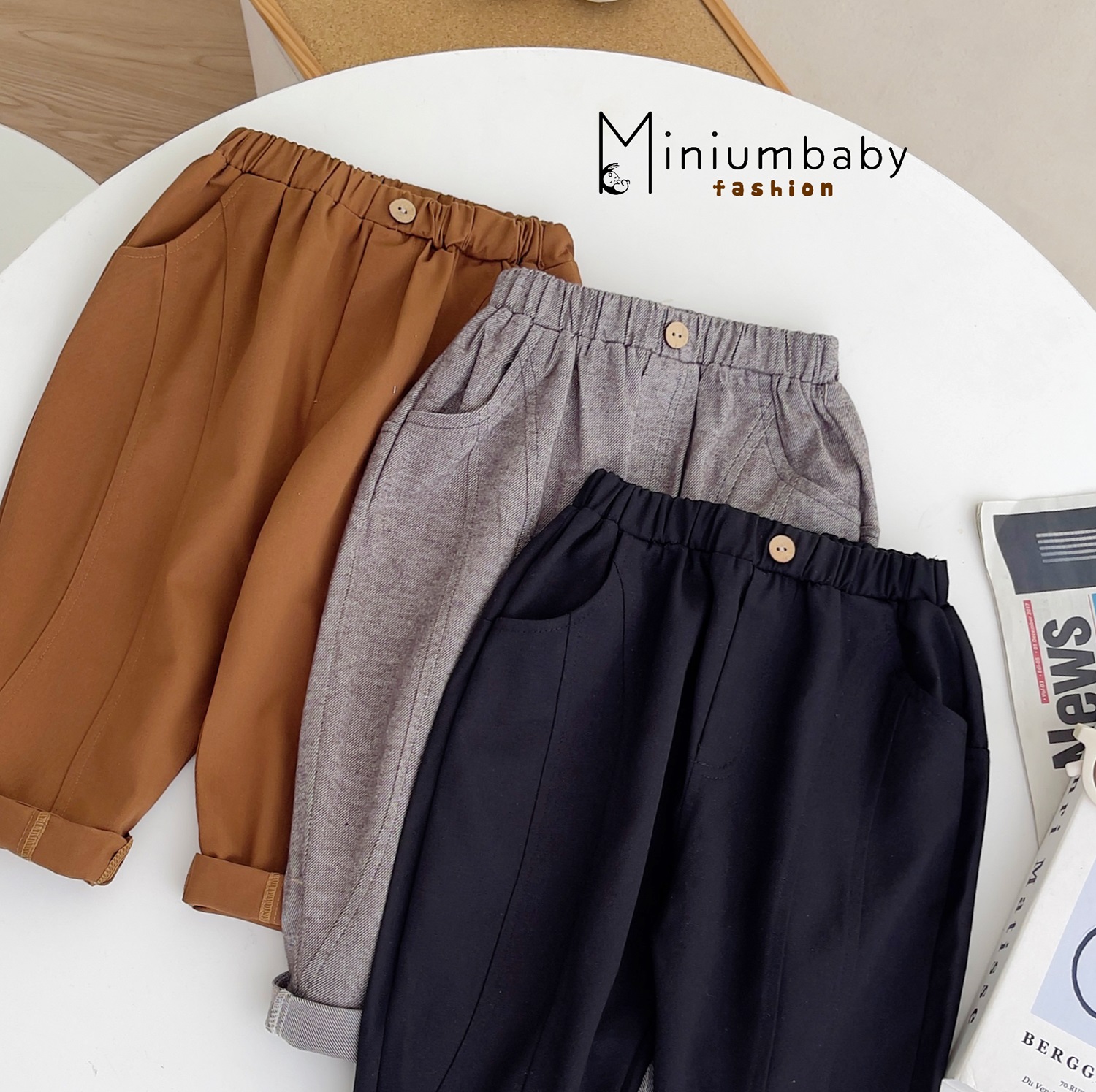 QD1665- quần kaki can 3 mảnh