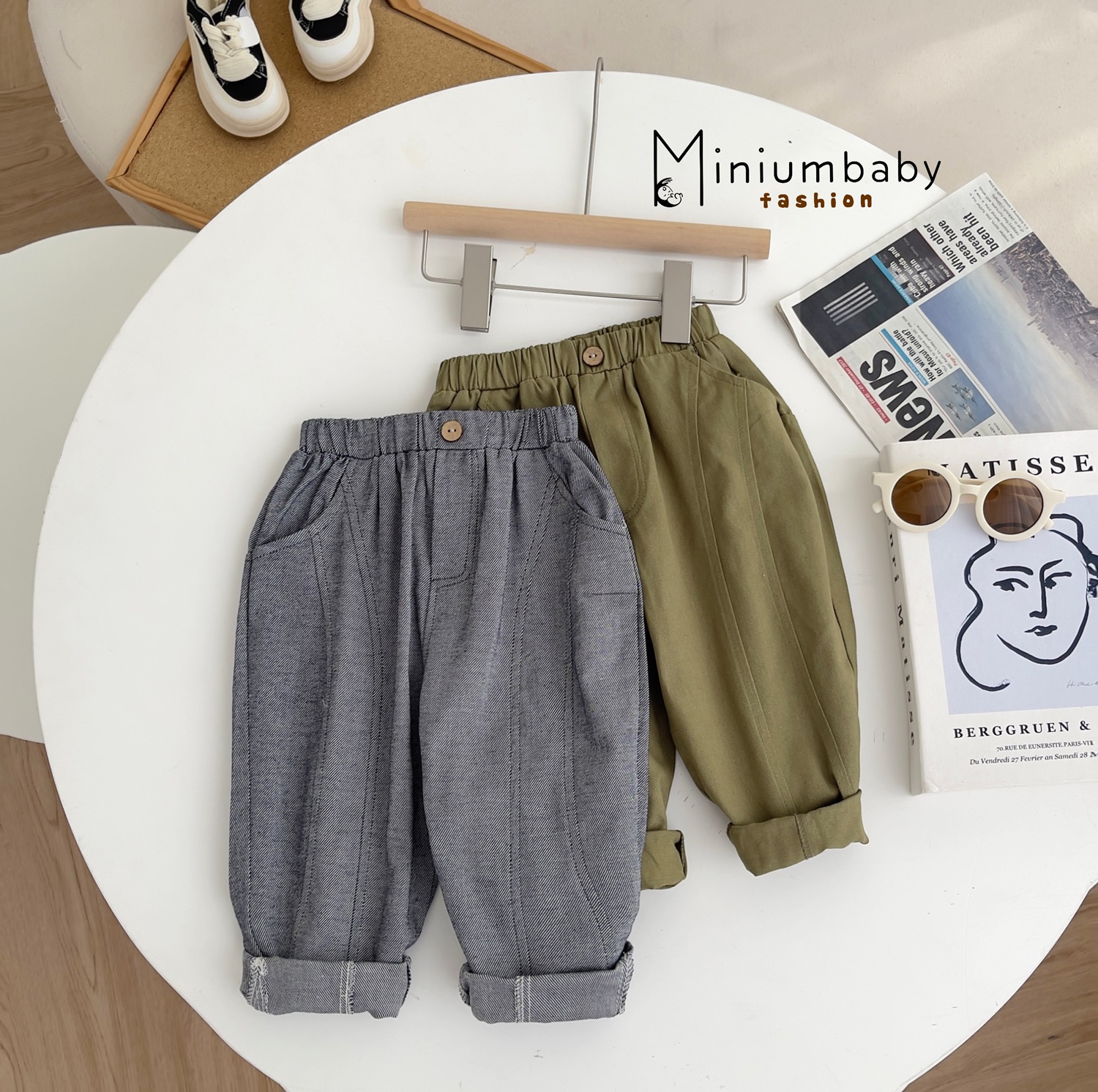 QD1665- quần kaki can 3 mảnh