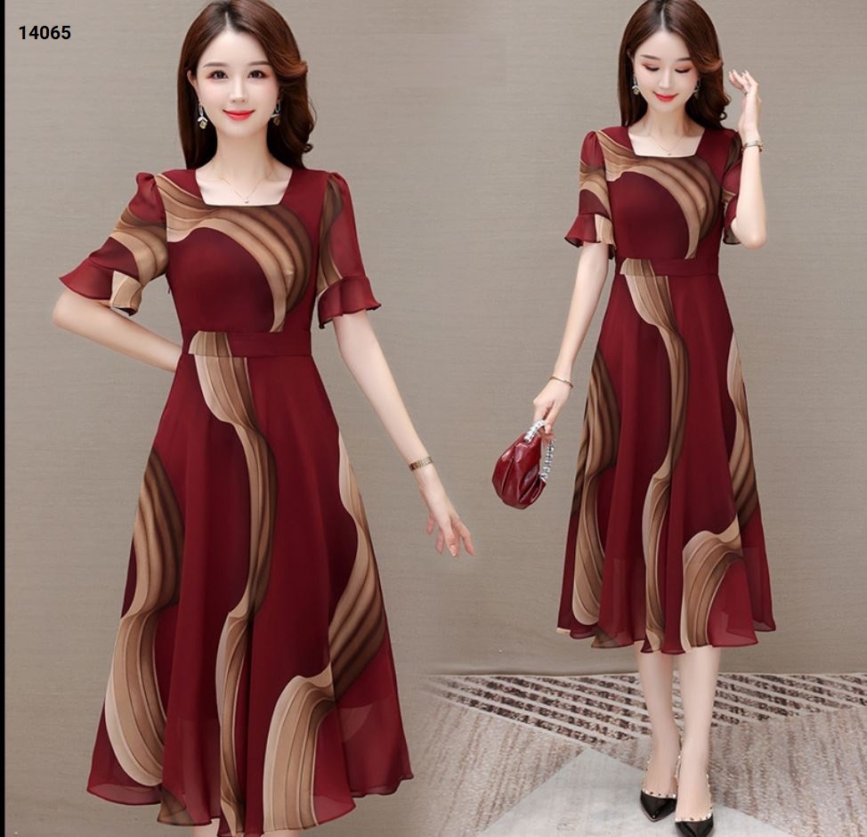 14065-Đầm maxi  tay loe in họa tiết ( voan in, lót thun)FREESHIP_thumbnail_3