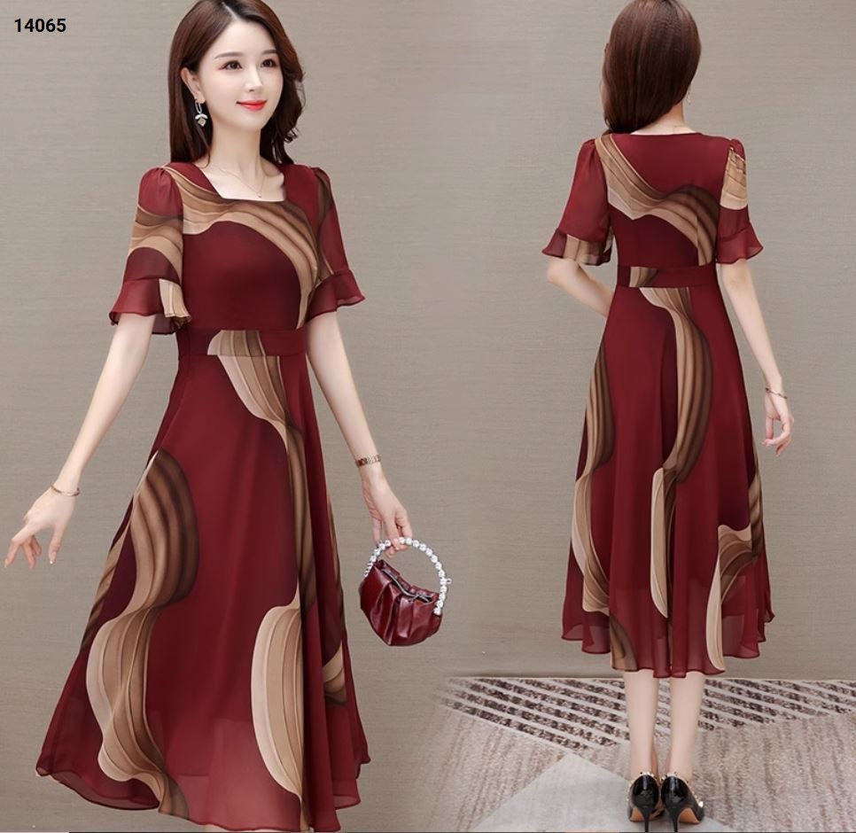 14065-Đầm maxi  tay loe in họa tiết ( voan in, lót thun)FREESHIP_thumbnail_5