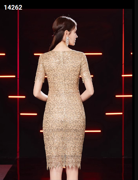 14262-Đầm body suông ren tay ngắn cách điệu (ren chỉ kimsa,lót)_thumbnail_2