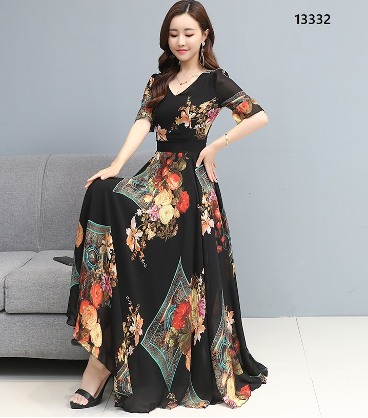13332-Đầm maxi tay loe họa tiết hoa_thumbnail_1