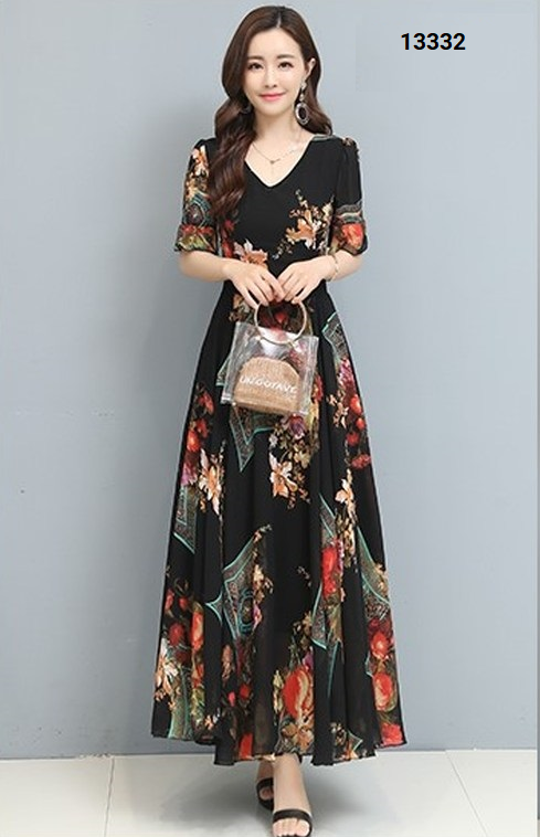 13332-Đầm maxi tay loe họa tiết hoa_thumbnail_3