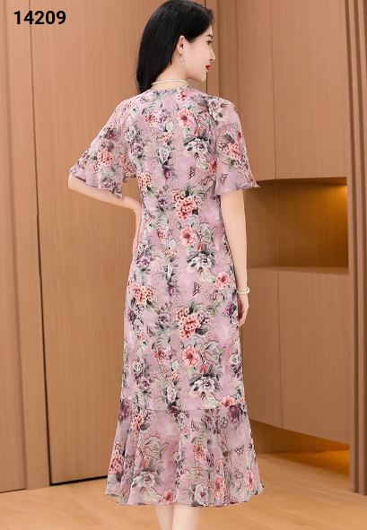 14209-Đầm voan hoa tay tiên cổ tim cách điệu (voan,lót)_thumbnail_5